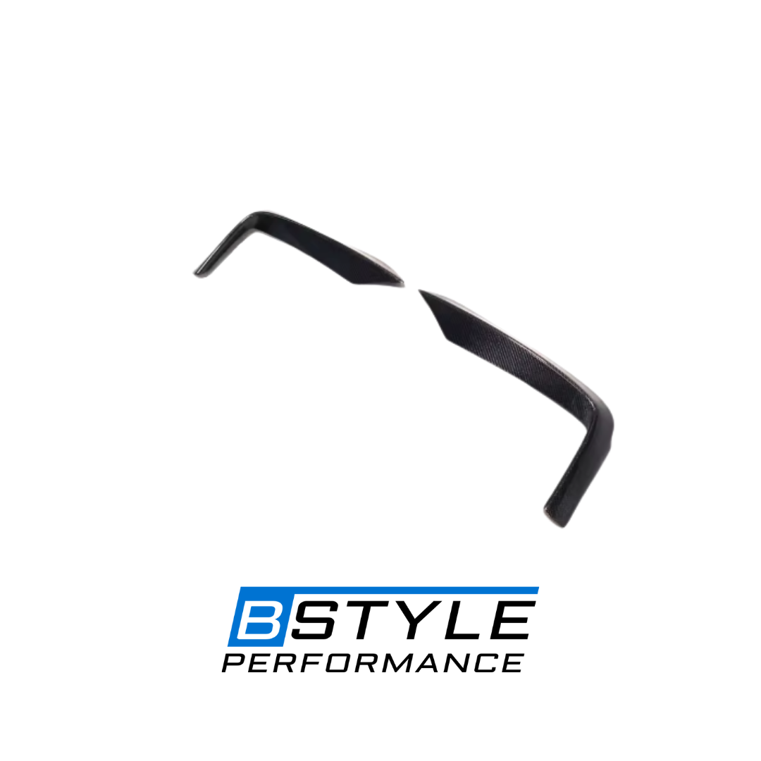 BMW 4 Series F32 F33 F36 M-Sport Carbon Fiber Front Fog Light Trim Blades