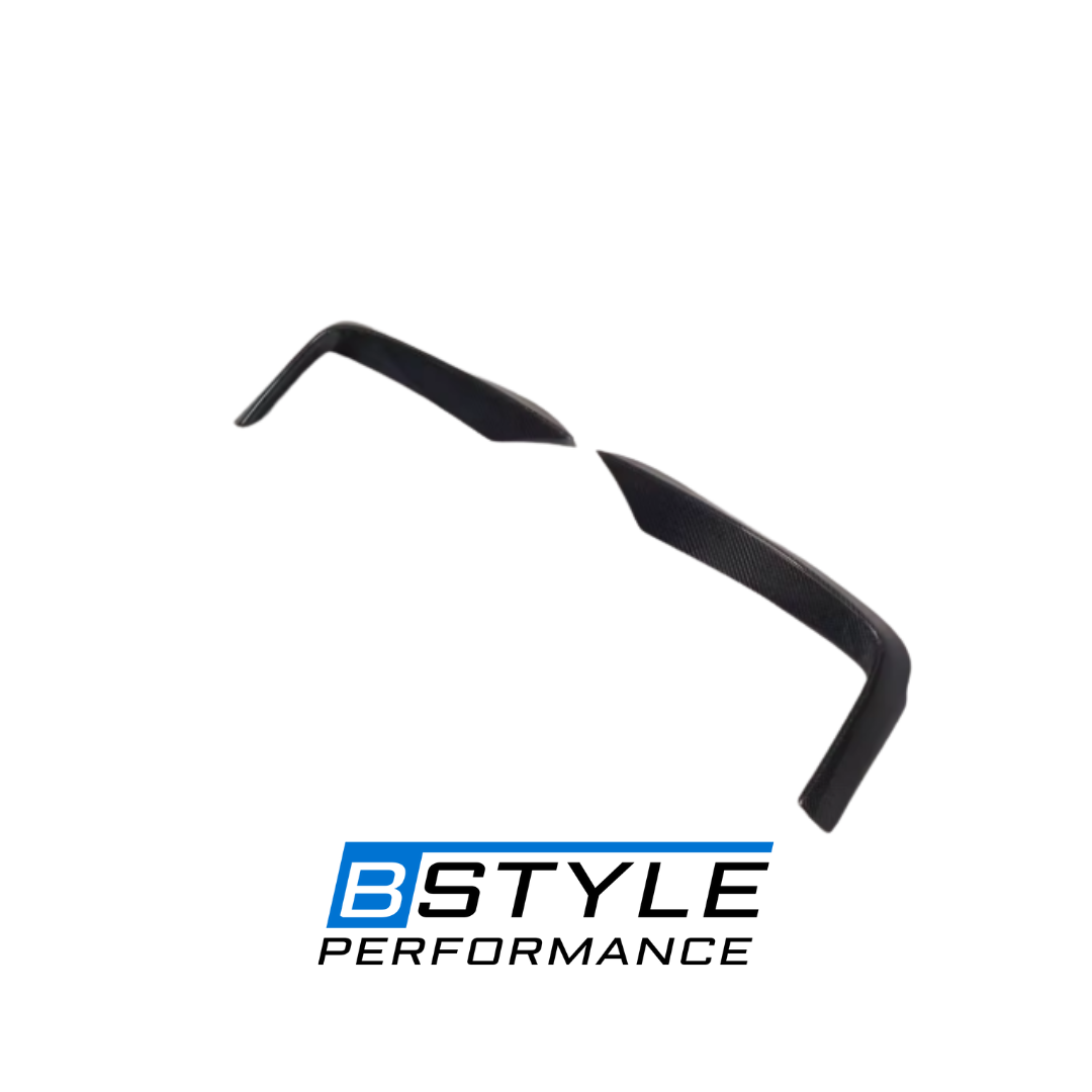 BMW 4 Series F32 F33 F36 M-Sport Carbon Fiber Front Fog Light Trim Blades