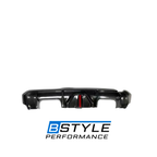 BMW G80 M3 G82 G83 M4 Dry Carbon Fiber Rear Diffuser Set with LED & Side Splitters
