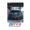 BMW M3 F80 M4 F82 F83 Carbon Fiber Rear Bumper Side Splitters