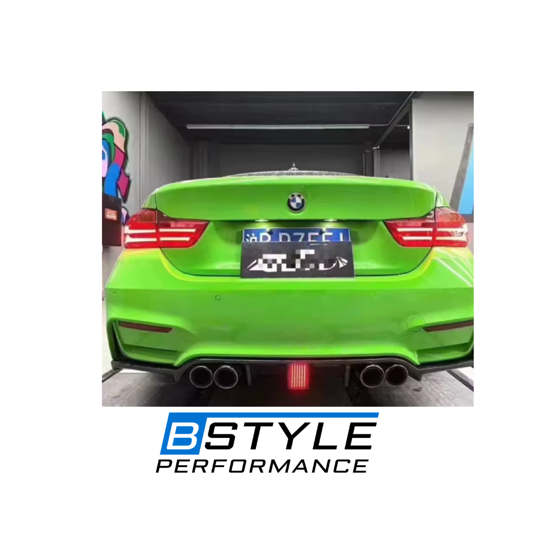 BMW M3 F80 M4 F82 F83 Carbon Fiber Rear Bumper Side Splitters