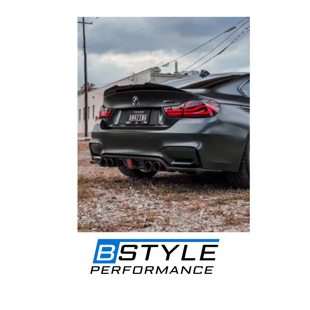 BMW M3 F80 M4 F82 F83 Carbon Fiber Rear Bumper Side Splitters