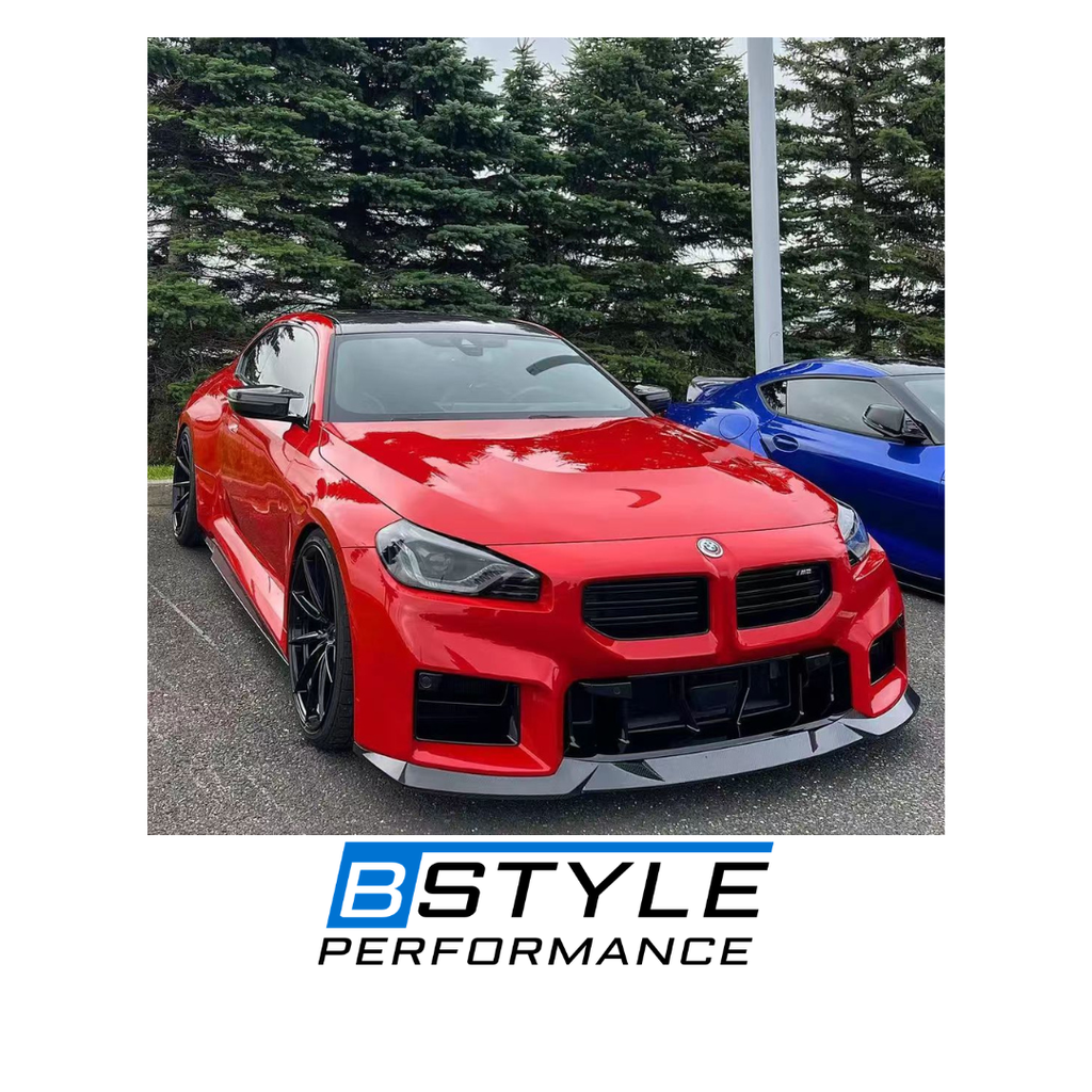 BMW G87 M2 MHC Style Dry Carbon Fiber Front Bumper Lip