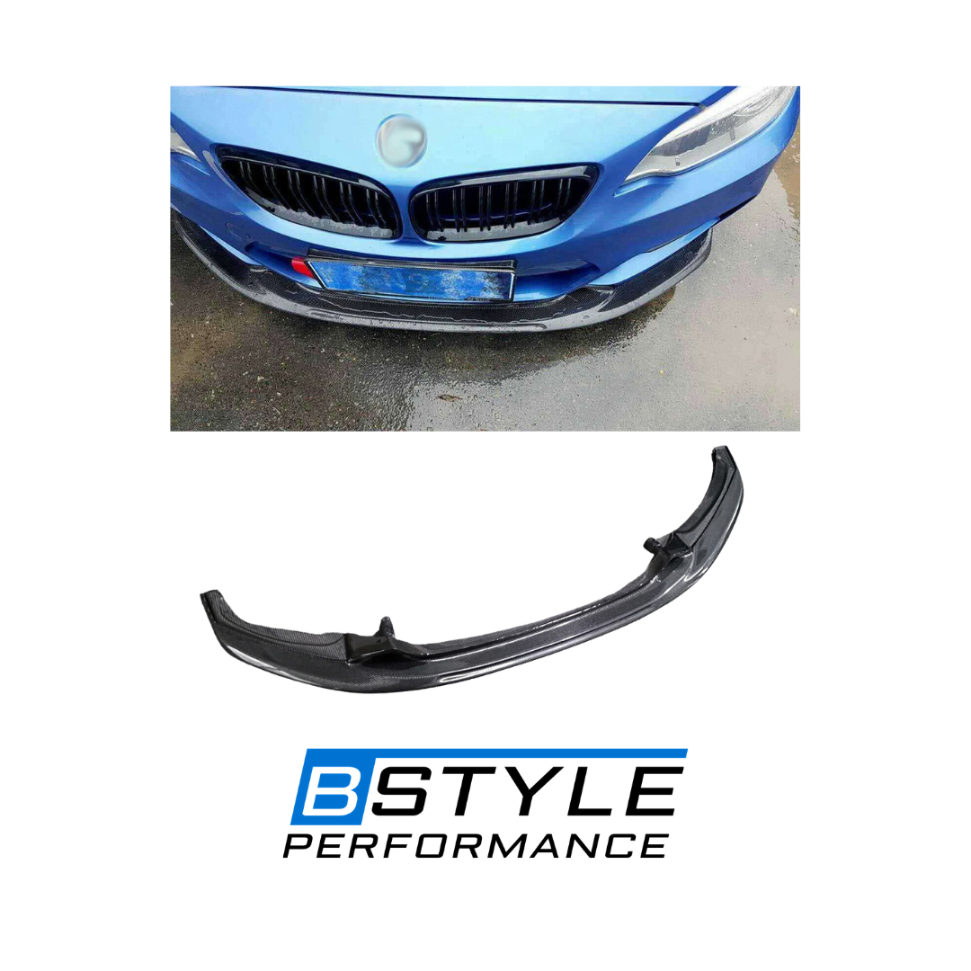 BMW 2 Series F22 M Sport Carbon Fiber Front Bumper Lip