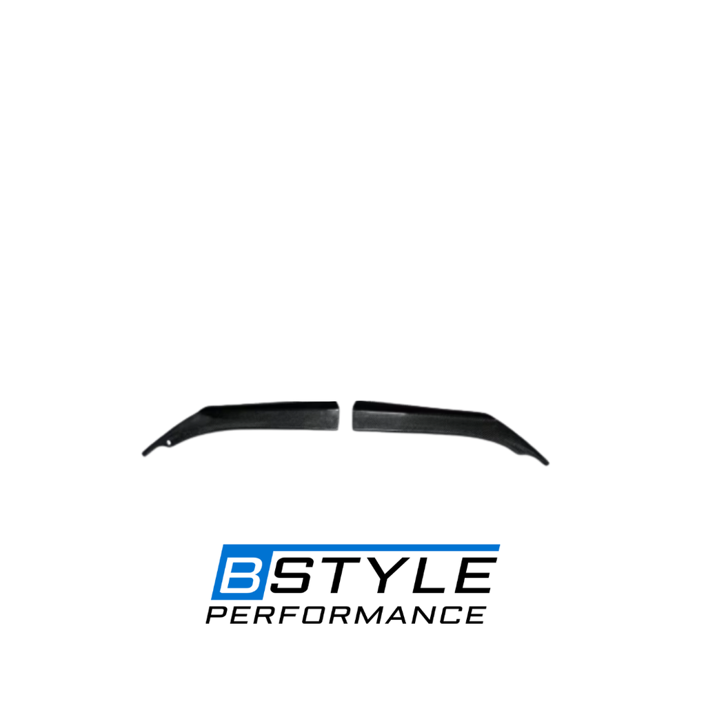 BMW 3 Series F30 Sedan Carbon Fiber Rear Bumper Side Splitters (Pair)