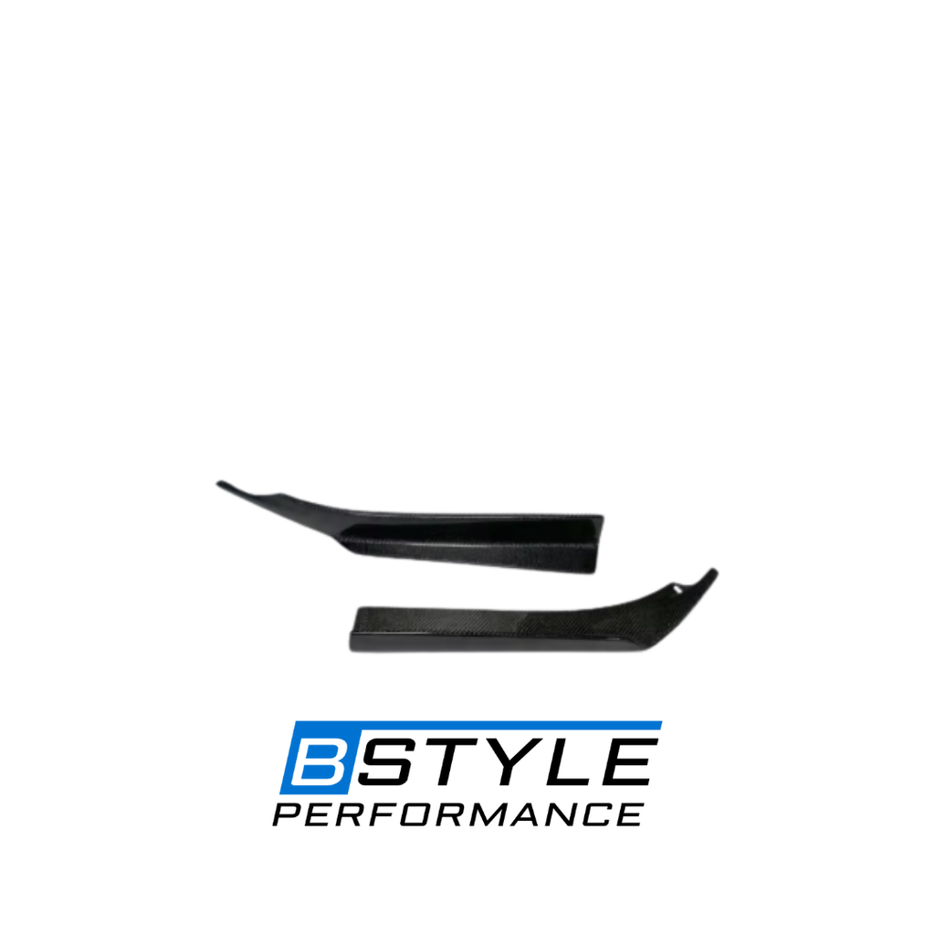 BMW 3 Series F30 Sedan Carbon Fiber Rear Bumper Side Splitters (Pair)