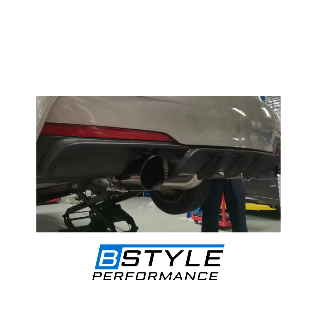 BMW 3 Series F30 F35 M-Performance Style Matte Black Rear Bumper Diffuser