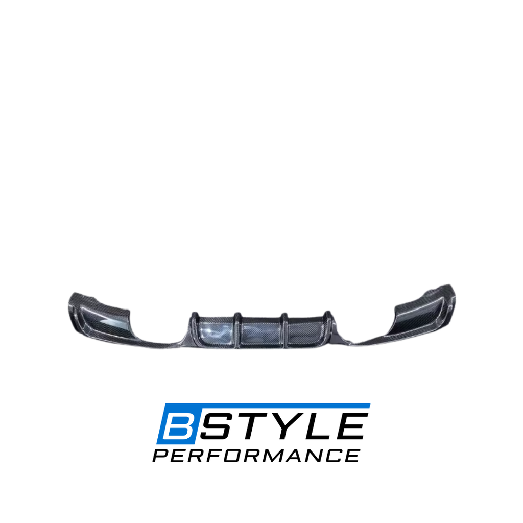 BMW 3 Series F30 F35 P-Style Carbon Fiber Rear Bumper Diffuser (M Sport Only)