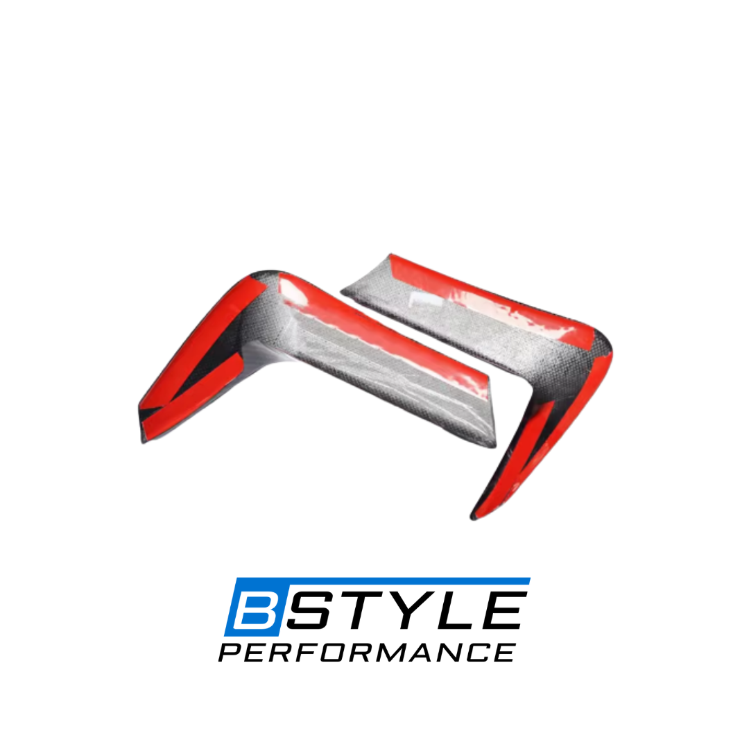 BMW M3 F80 M4 F82 Carbon Fiber Rear Bumper Side Splitters (Pair)