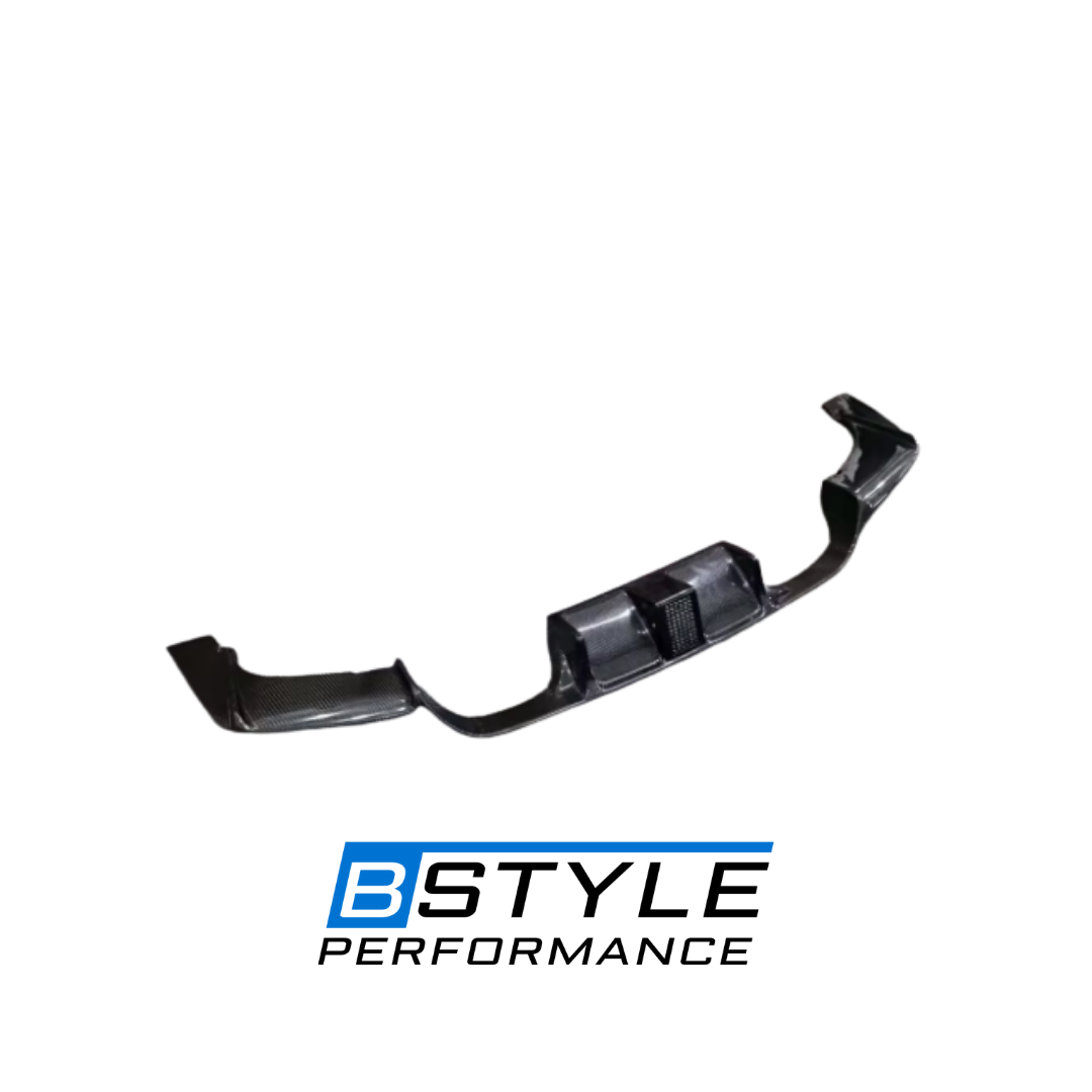 BMW M3 F80 M4 F82 F83 Carbon Fiber Rear Diffuser with Integrated LED F1 Brake Light