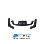 BMW M3 F80 M4 F82 F83 V-Style 3-Piece Carbon Fiber Rear Diffuser Set