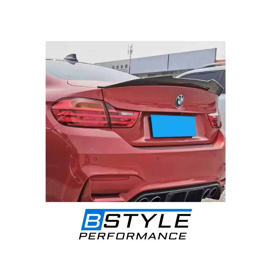 BMW M4 F82 M4-Style Real Carbon Fiber Rear Trunk Spoiler