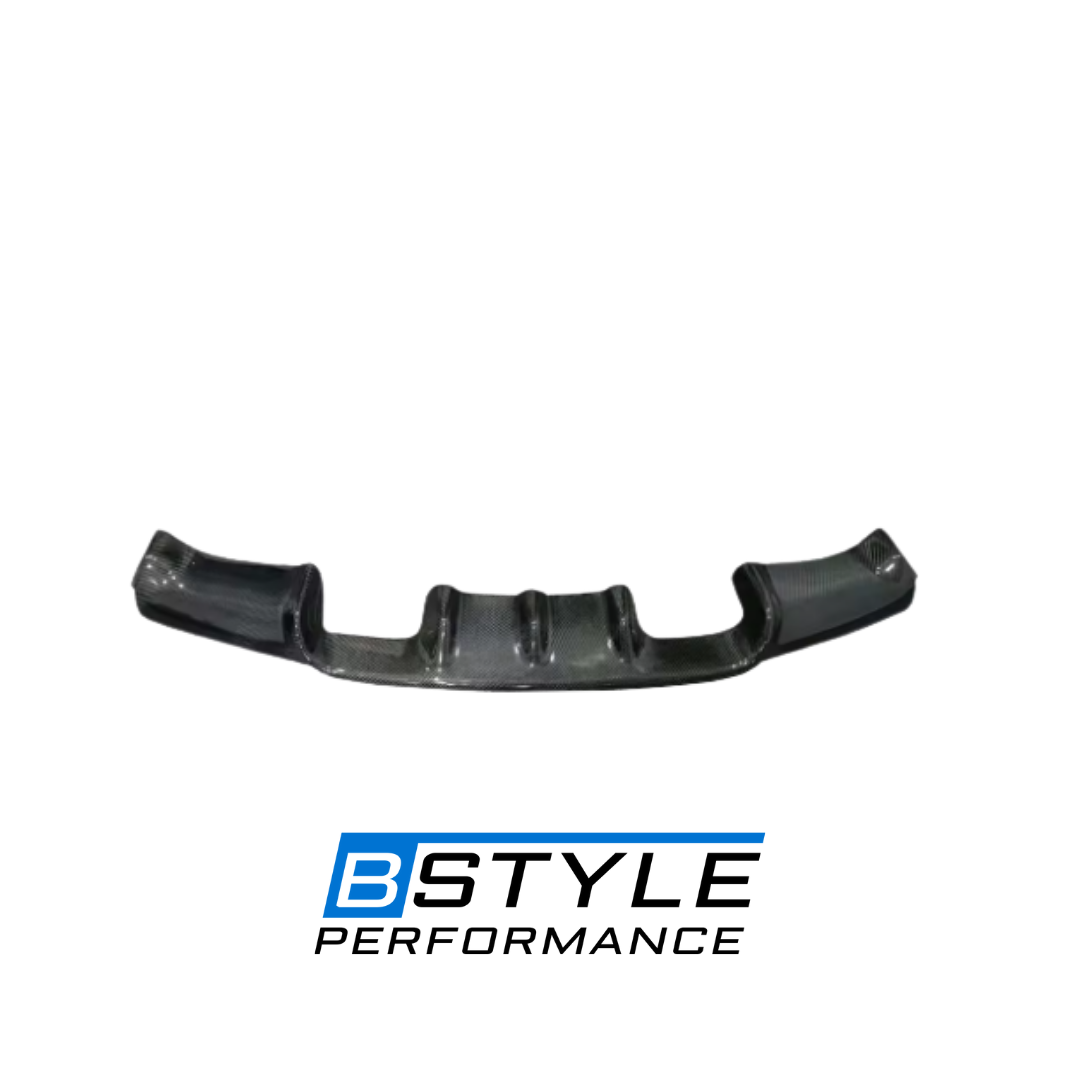 BMW 3 Series E90 M3-Style Carbon Fiber Rear Bumper Diffuser