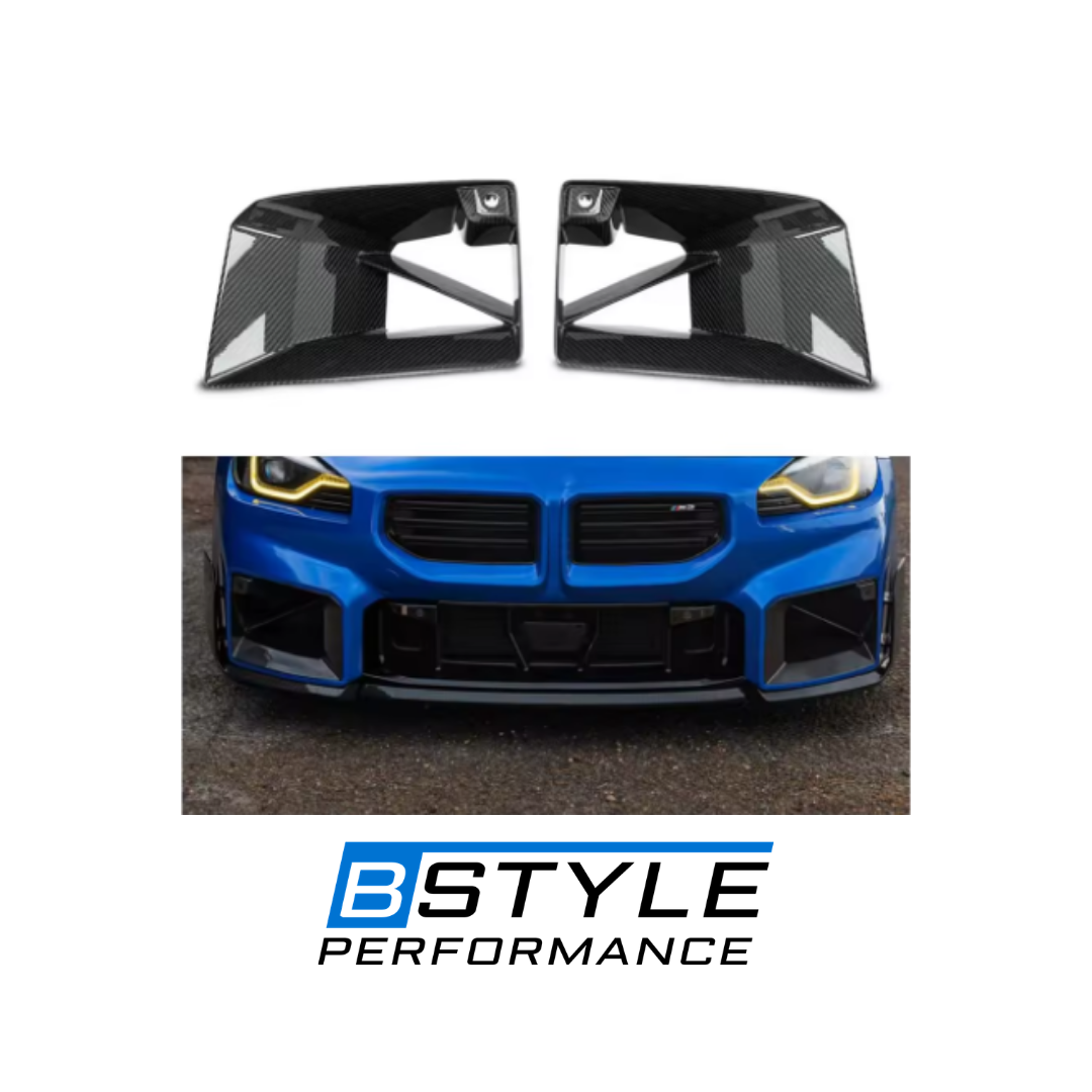 BMW G87 M2 MP Style Dry Carbon Fiber Air Duct Bumper Vents