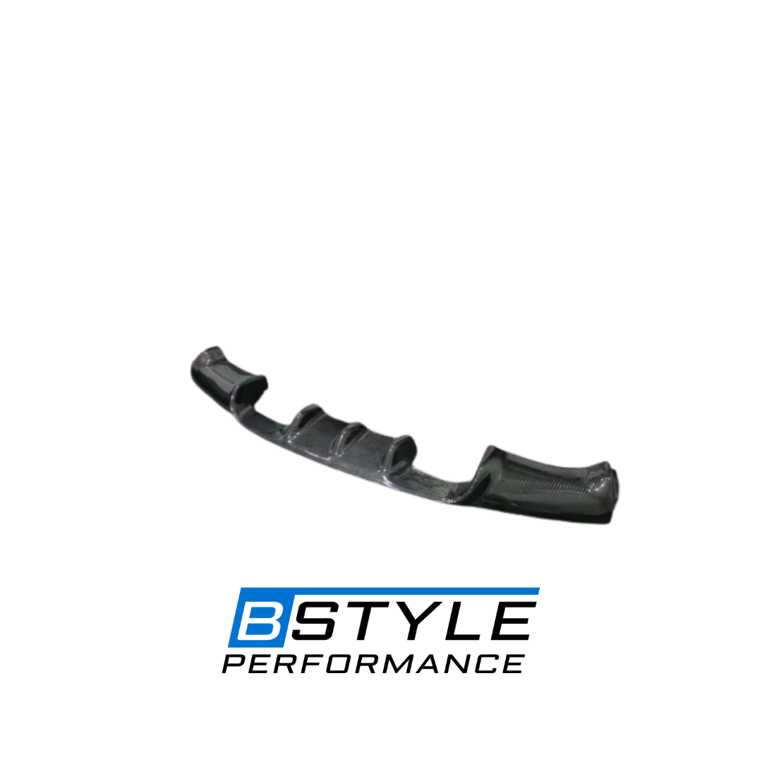BMW 3 Series E90 M3-Style Carbon Fiber Rear Bumper Diffuser
