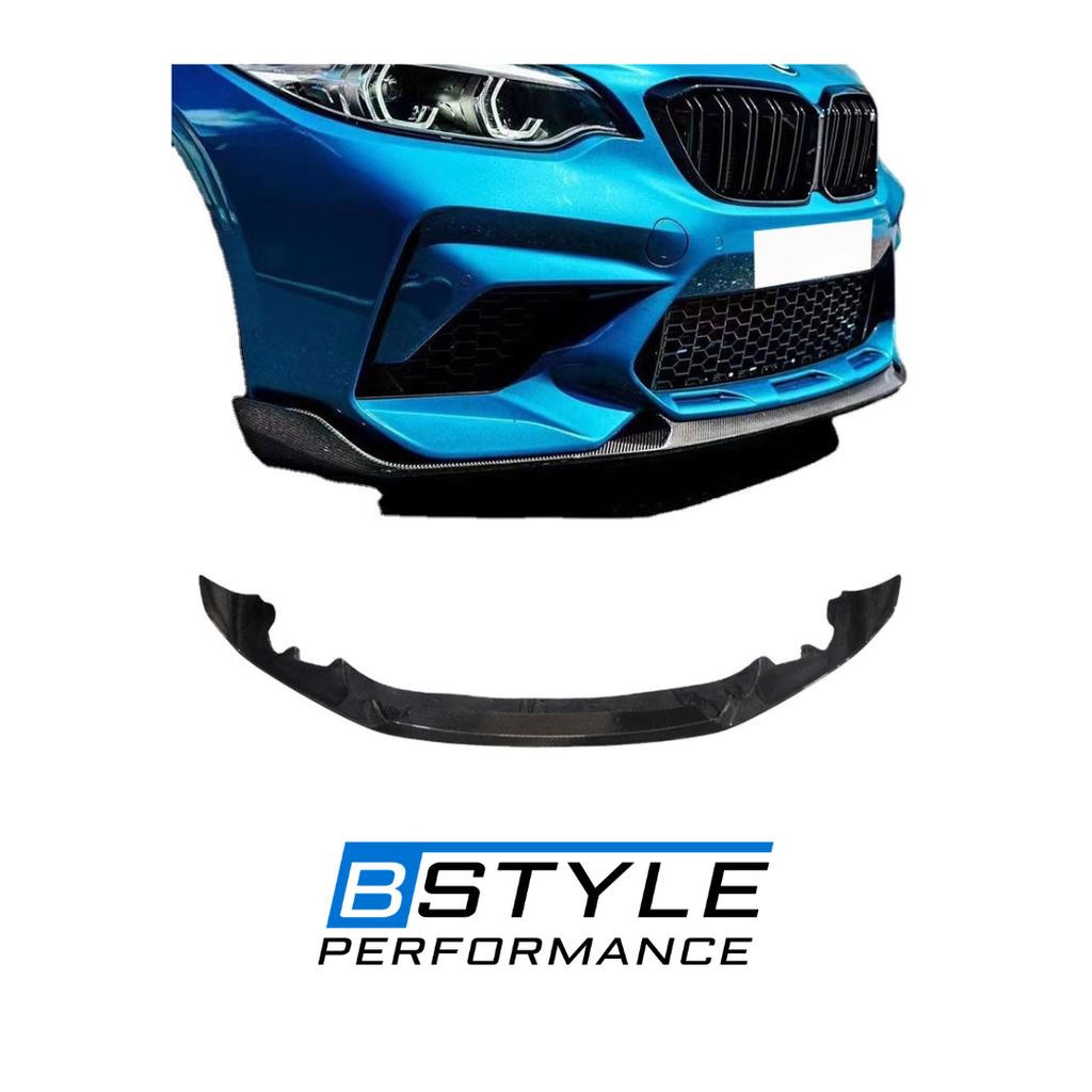 BMW F87 M2 & M2 Competition Real Carbon Fiber Front Bumper Lip