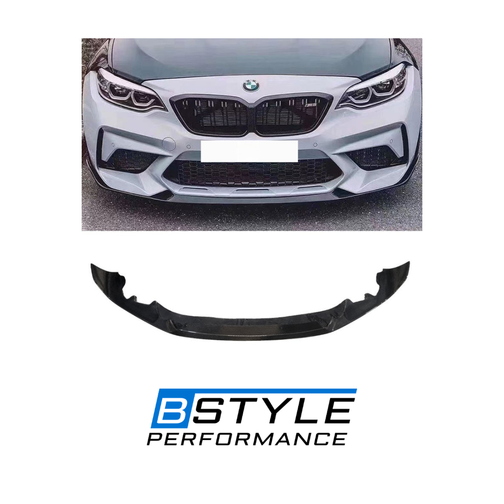 BMW F87 M2 & M2 Competition Real Carbon Fiber Front Bumper Lip