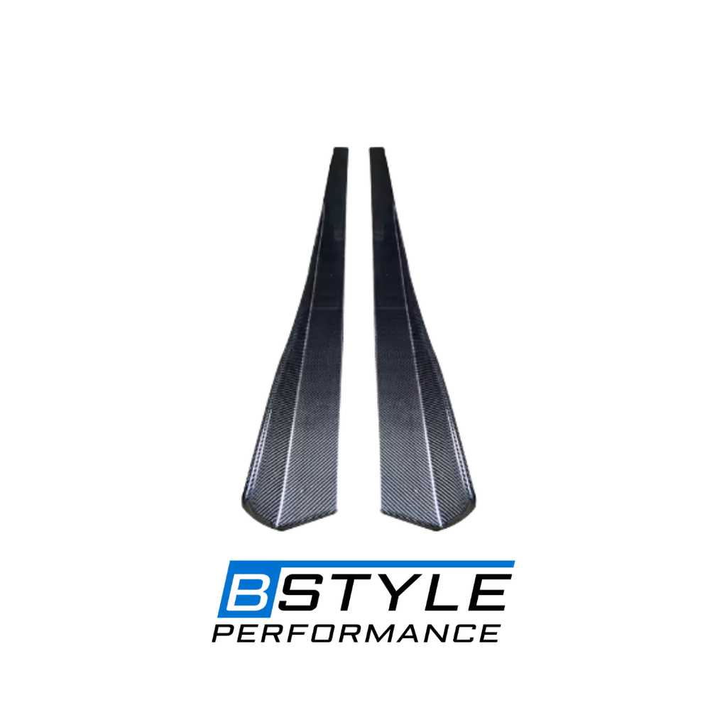 BMW M3 F80 3D Style Carbon Fiber Side Skirt Extensions
