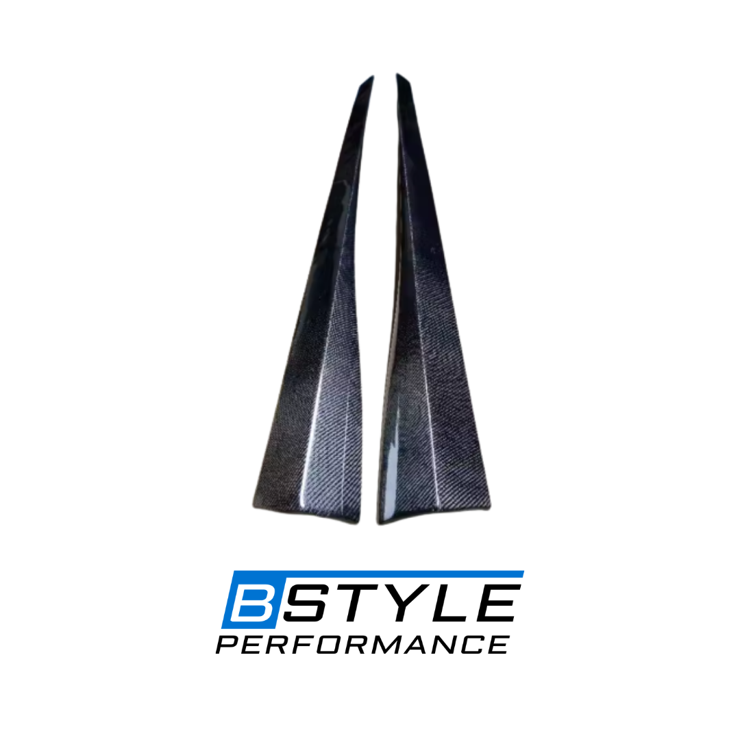 BMW M3 F80 3D Style Carbon Fiber Side Skirt Extensions