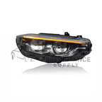 Ikon II Style Bmw 4 Series F32 F33 F82 Dual-Color Headlights Yellow-White DRL