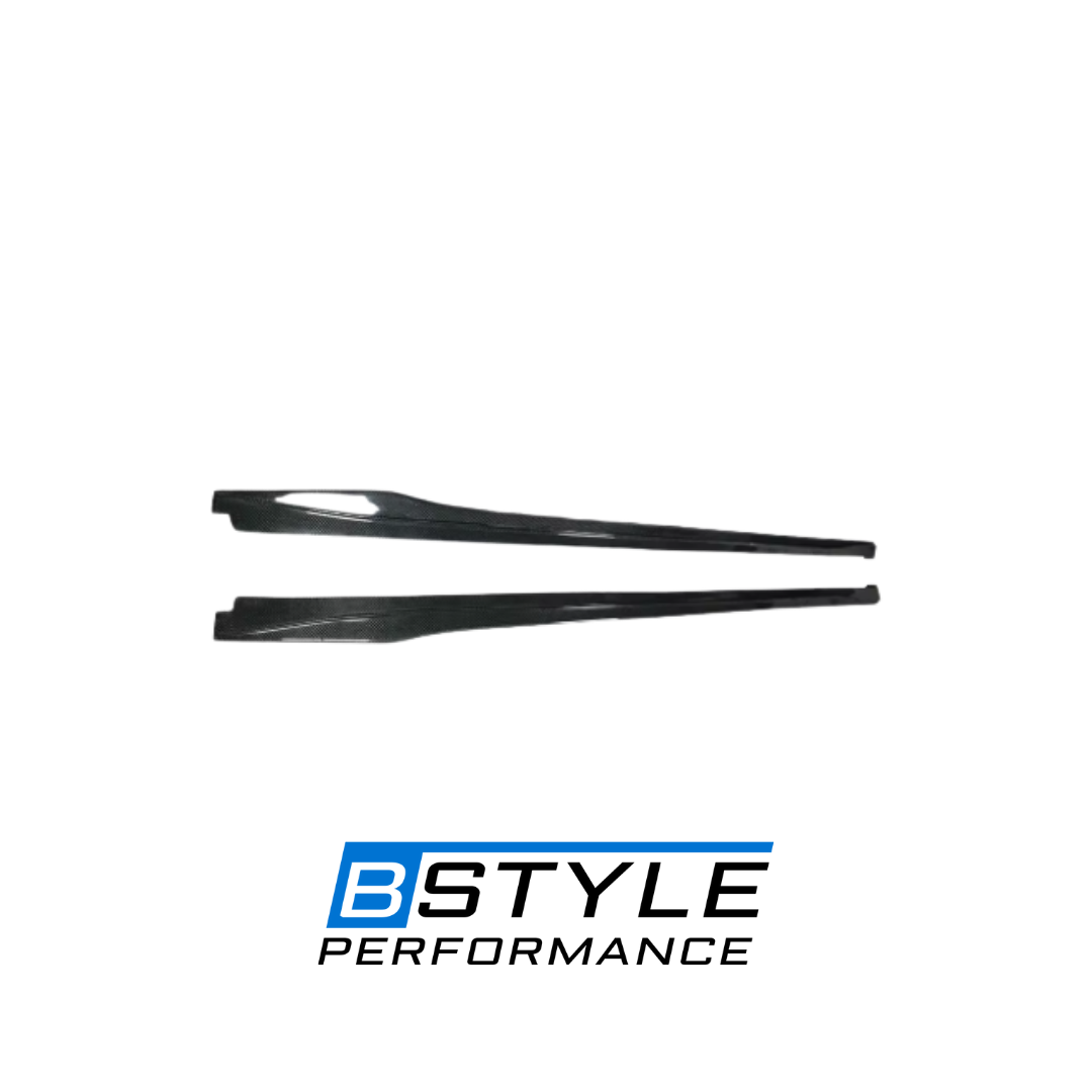 BMW F30 F32 F36 Universal Style Carbon Fiber Side Skirt Extensions