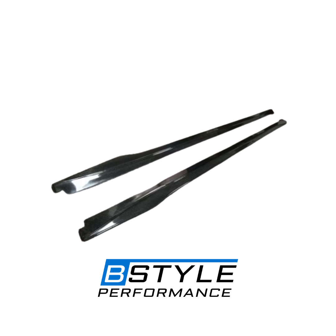 BMW F30 F32 F36 Universal Style Carbon Fiber Side Skirt Extensions