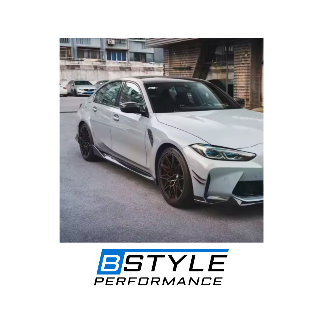 BMW M3 G80 MP-Style Dry Carbon Fiber Side Skirt Extension