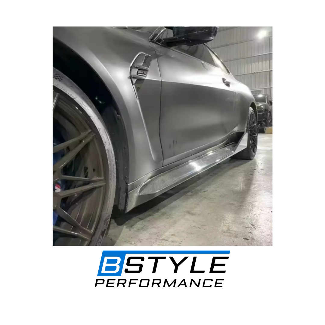 BMW M3 G80 MP-Style Dry Carbon Fiber Side Skirt Extension