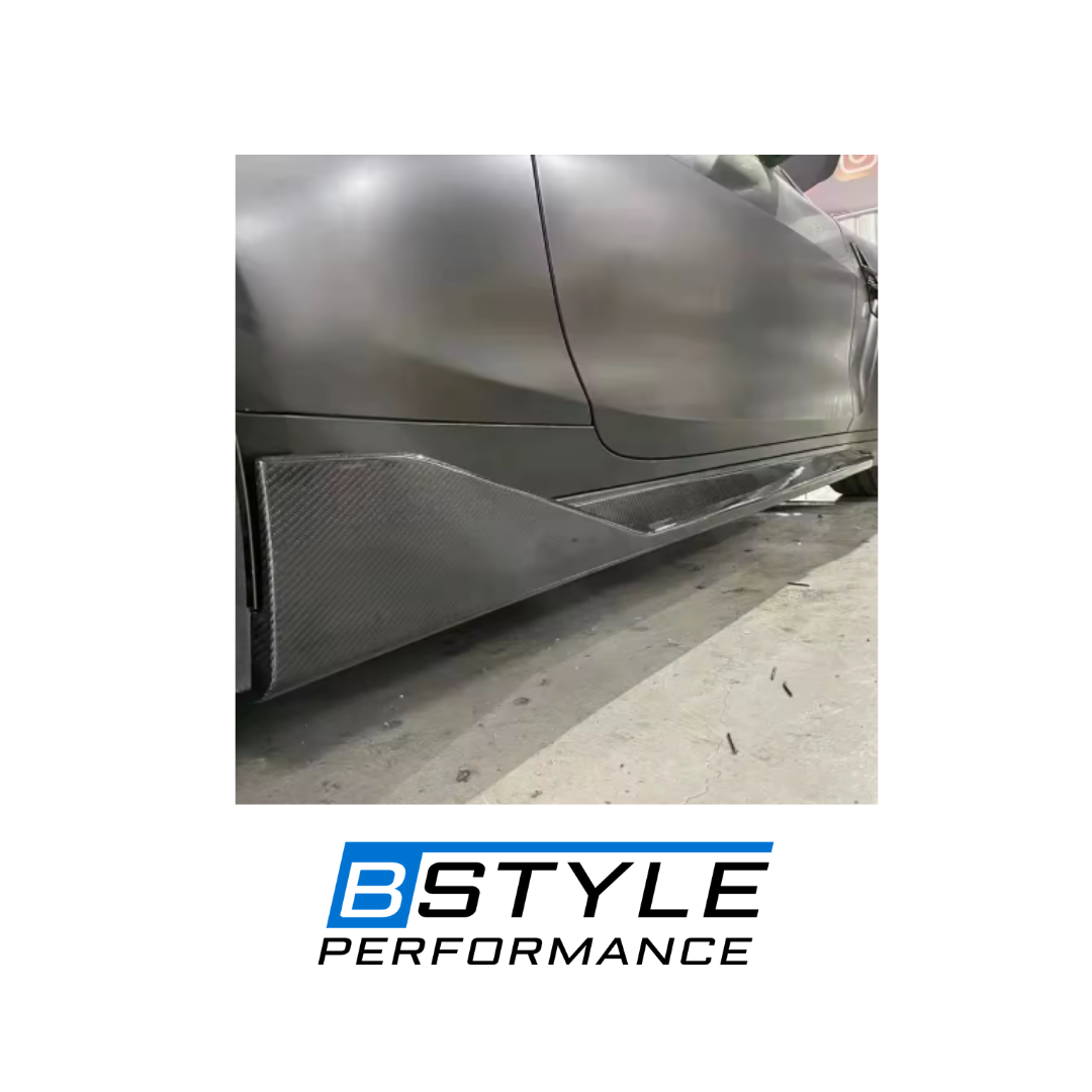 BMW M3 G80 MP-Style Dry Carbon Fiber Side Skirt Extension