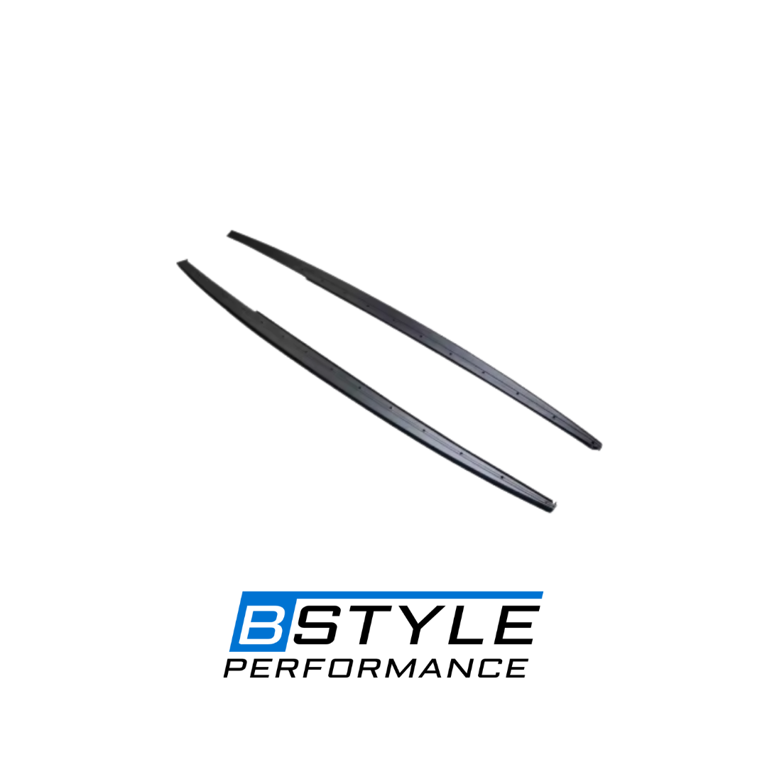 BMW 3 Series F30 F35 M-Performance Style Side Skirt Extensions (Gloss or Matte Black)