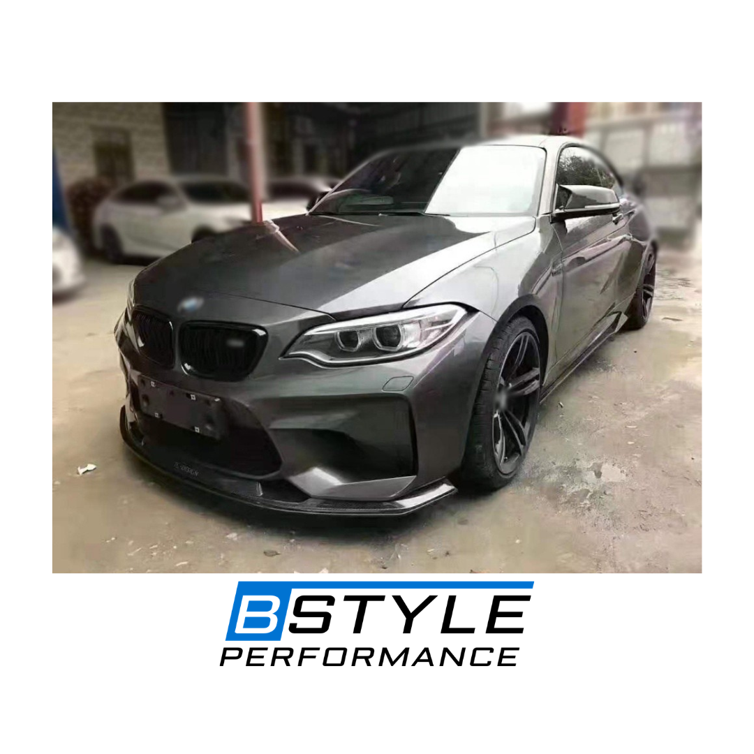 BMW F87 M2 MTC Style Carbon Fiber Front Bumper Lip