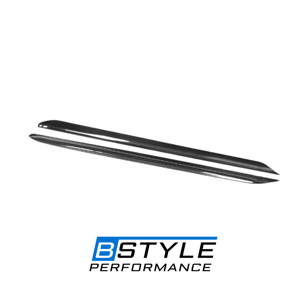 BMW 3 Series G20 LCI M-Performance Style Carbon Fiber Side Skirt Extensions