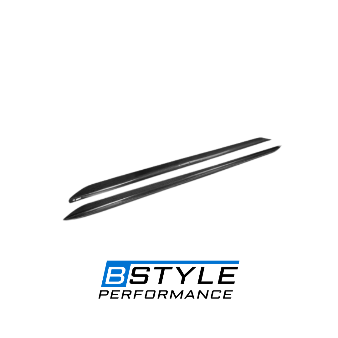 BMW 3 Series G20 LCI M-Performance Style Carbon Fiber Side Skirt Extensions