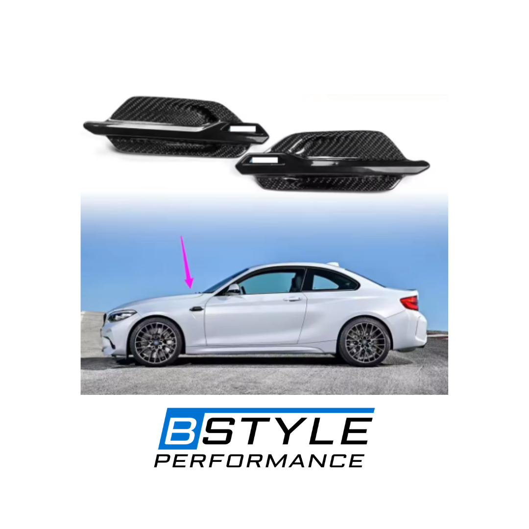 BMW F87 M2 / M2 Competition Carbon Fiber Side Fender Vent Replacements