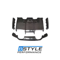 BMW M3 F80 M4 F82 F83 Carbon Fiber Rear Diffuser with Center Plate & Side Canards