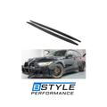BMW M3 G80 M4 G82 Dry Carbon Fiber Side Skirt Extensions (2021+)
