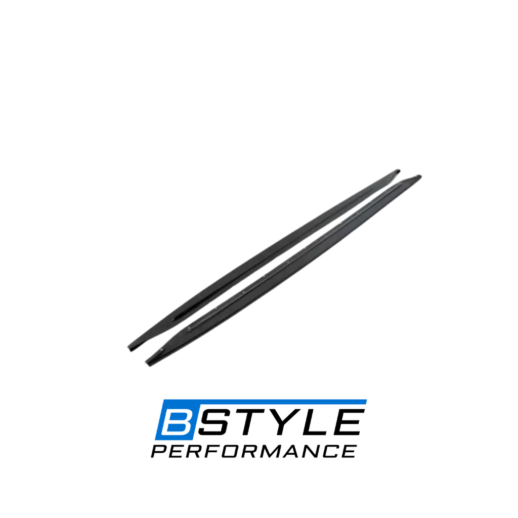 BMW M3 G80 M4 G82 Dry Carbon Fiber Side Skirt Extensions (2021+)
