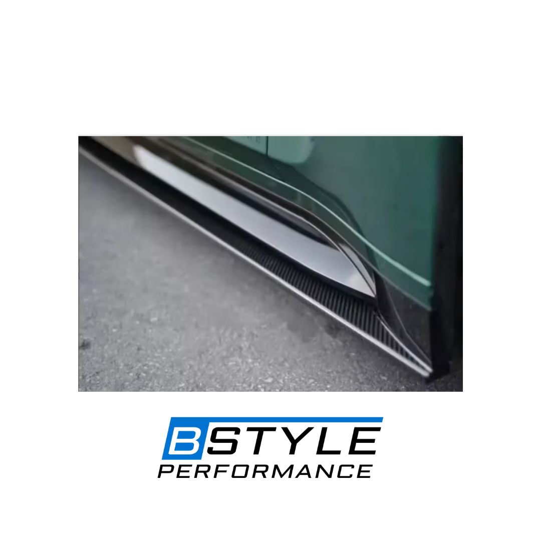 BMW M3 G80 M4 G82 Dry Carbon Fiber Side Skirt Extensions (2021+)