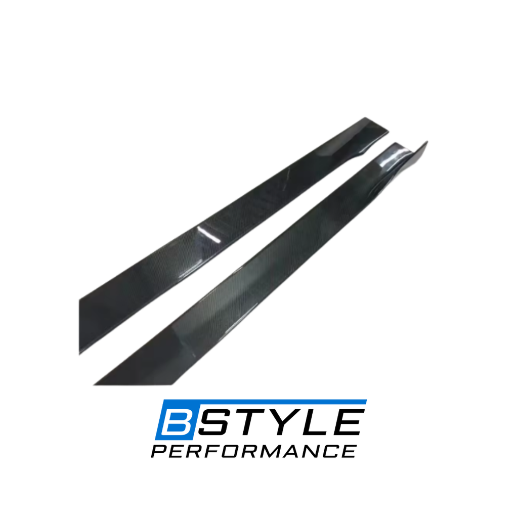 BMW Universal Style Carbon Fiber Side Skirt Extensions (1 2 3 4 5 6 Series)