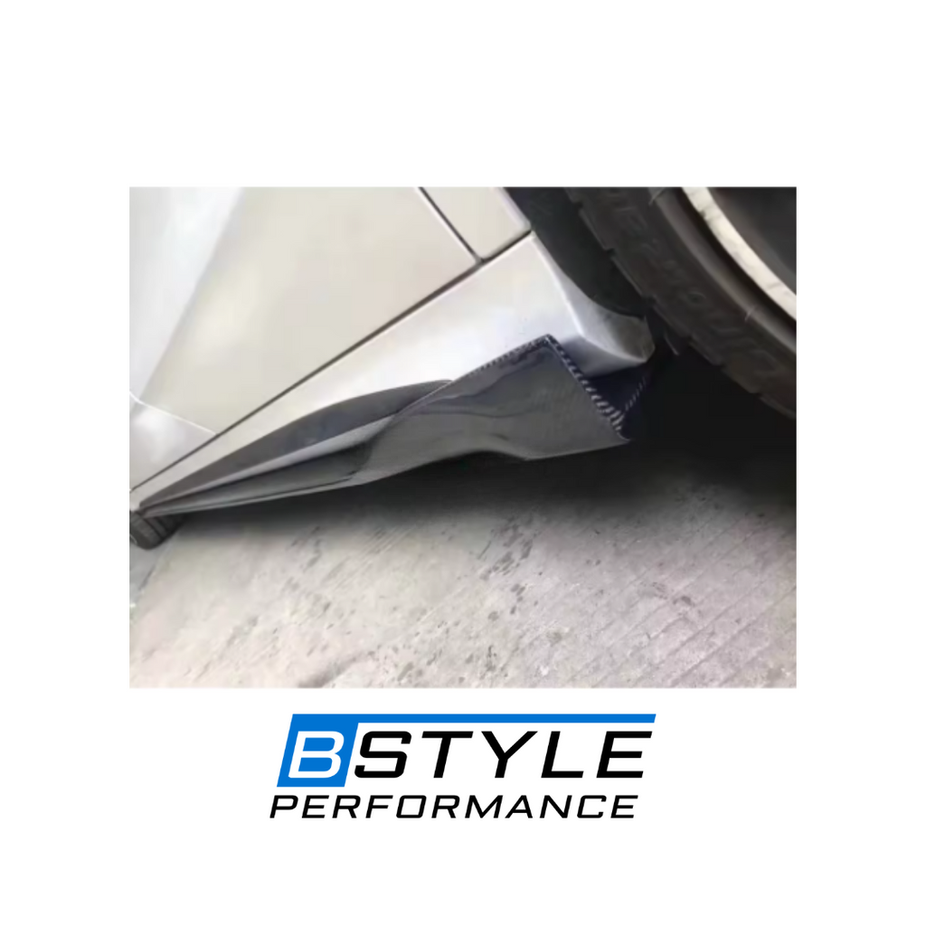 BMW Universal Style Carbon Fiber Side Skirt Extensions (1 2 3 4 5 6 Series)