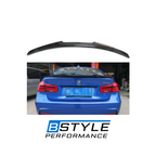 BMW 3 Series F30 F80 M3 M4-Style Carbon Fiber Rear Trunk Spoiler