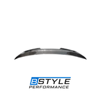 BMW 3 Series F30 F80 M3 PSM Style High-Kick Carbon Fiber Rear Trunk Spoiler