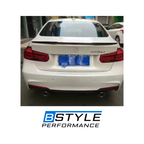 BMW 3 Series F30 F80 M3 PSM Style High-Kick Carbon Fiber Rear Trunk Spoiler