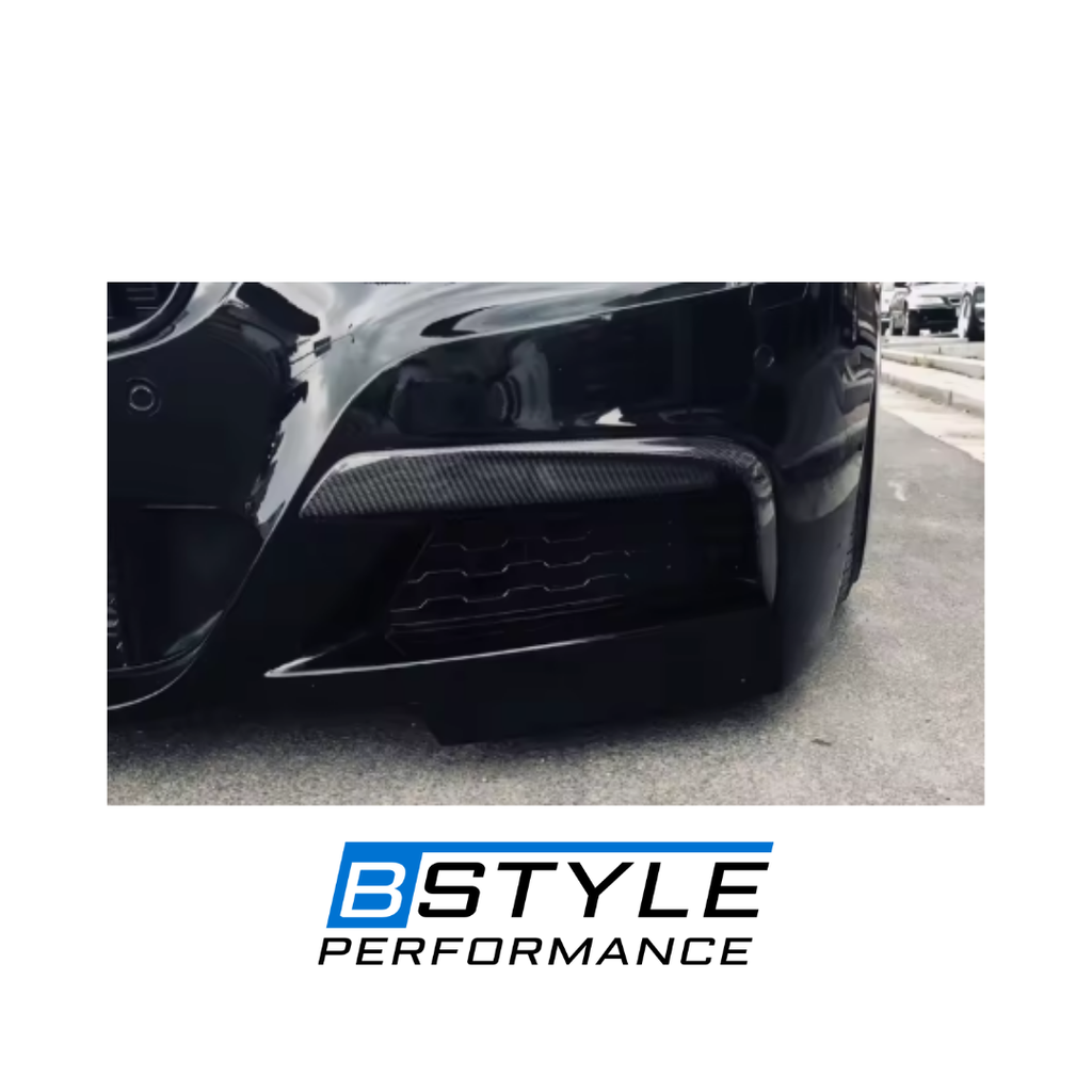 BMW 3 Series F30 M Sport Front Bumper Lip & Carbon Fiber Fog Lamp Trims Set