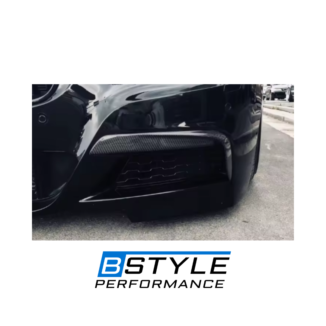 BMW 3 Series F30 M Sport Front Bumper Lip & Carbon Fiber Fog Lamp Trims Set