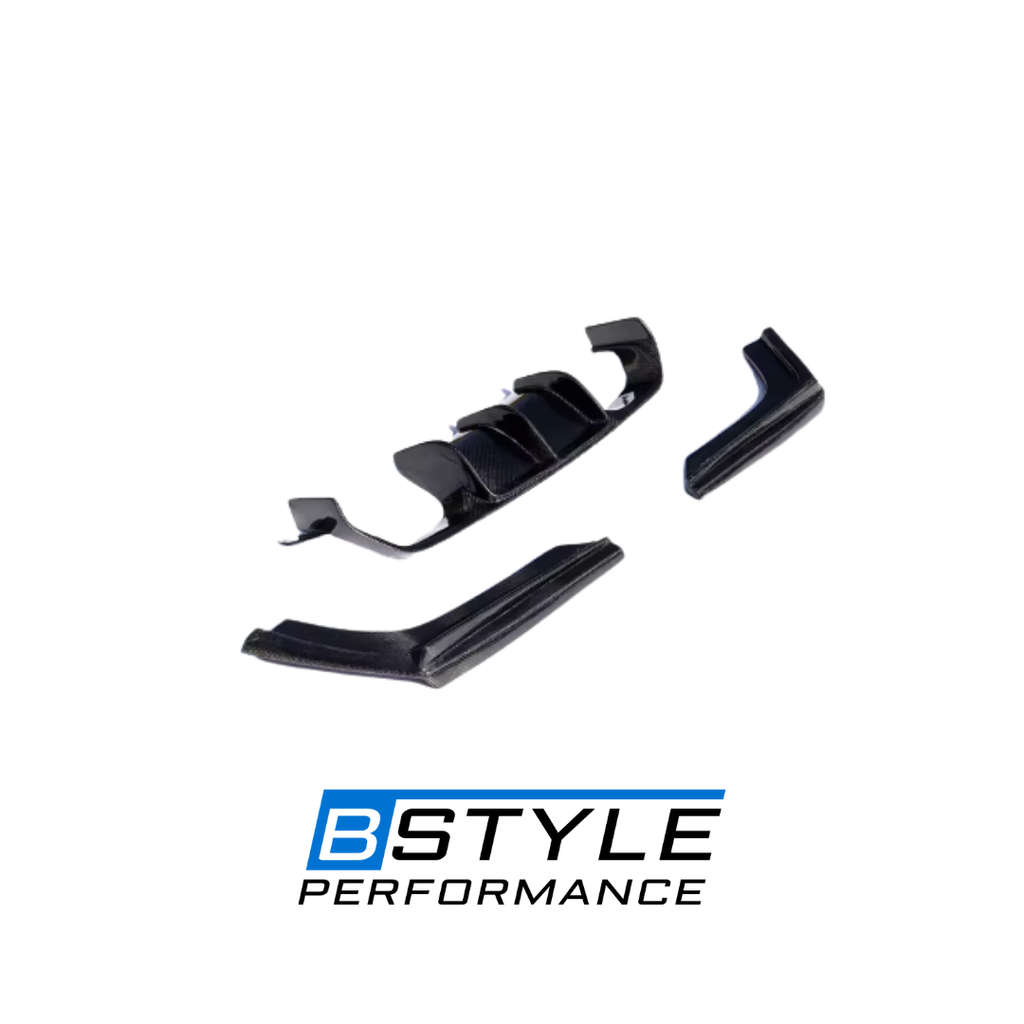 BMW M3 F80 M4 F82 F83 V-Style Carbon Fiber Rear Bumper Diffuser