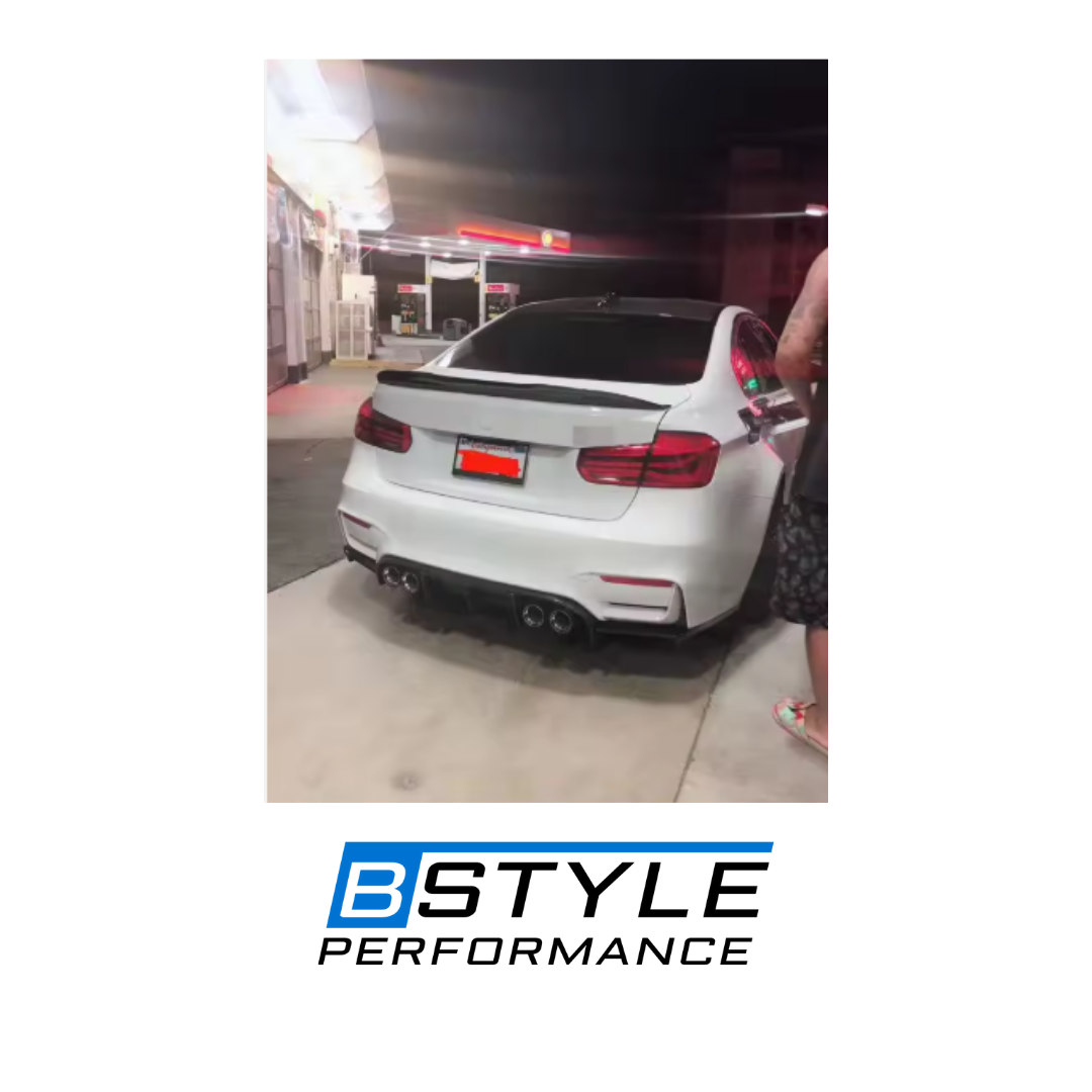 BMW M3 F80 M4 F82 F83 V-Style Carbon Fiber Rear Bumper Diffuser
