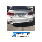 BMW M3 F80 M4 F82 F83 V-Style Carbon Fiber Rear Bumper Diffuser