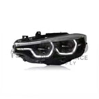 Ikon II Style Bmw 4 Series F32 F33 F82 Dual-Color Headlights Yellow-White DRL