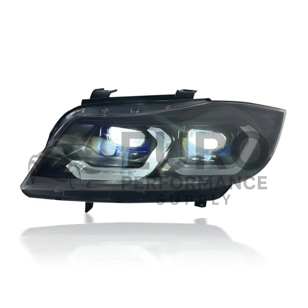 BMW 3 Series E90 E91 Dual-Color Front Laser Headlights (2005-2012) | White & Yellow DRL